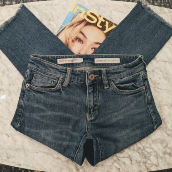 Anthropologie Pilcro & the Letterpress Jeans Slim Boyfriend Distressed 24 Petite - Picture 4 of 15